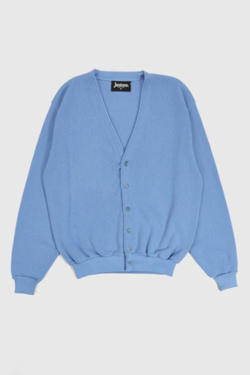 Vintage Blue Cardigan Sweater