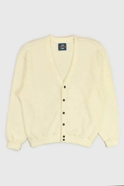 Vintage Cream Cardigan Sweater