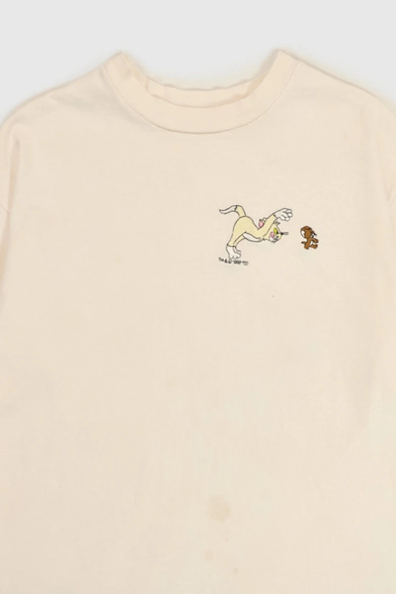 Vintage Embroidered Tom and Jerry Tee