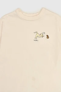 Vintage Embroidered Tom and Jerry Tee