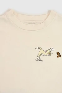 Vintage Embroidered Tom and Jerry Tee