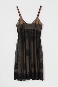 Vintage Y2k Lacy Layered Mini Dress