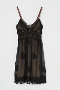 Vintage Y2k Lacy Layered Mini Dress