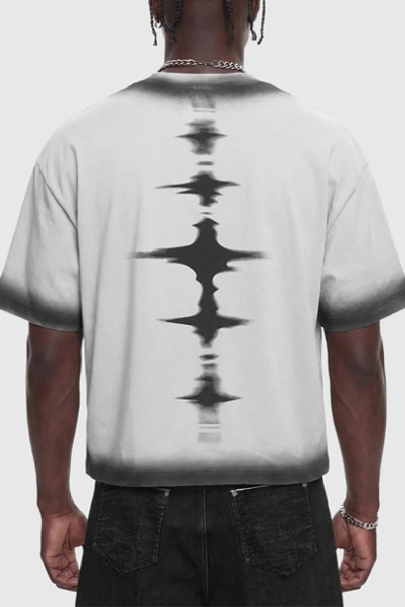 Aelfric Eden Boxy Spray Fade Star Tee