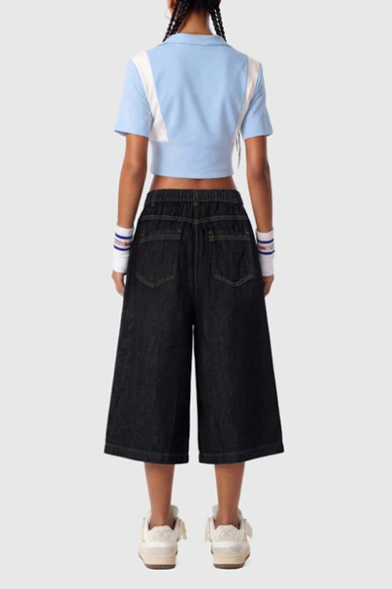 Aelfric Eden Detachable Kerchief Baggy Longline Jorts