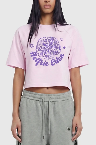 Aelfric Eden Cropped Floral Motif Tee