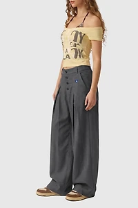 Aelfric Eden Pleated Baggy Barrel Pants