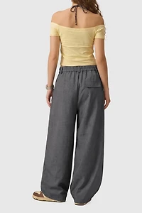 Aelfric Eden Pleated Baggy Barrel Pants