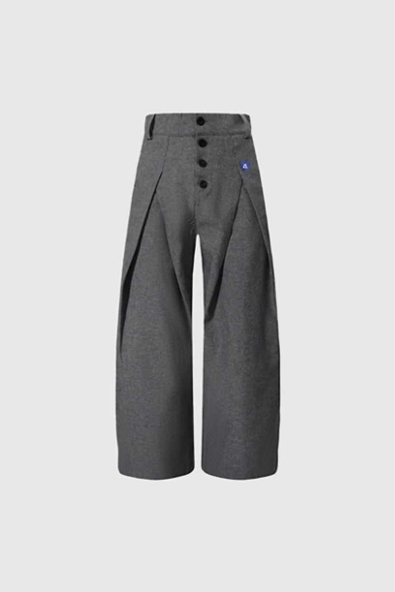 Aelfric Eden Pleated Baggy Barrel Pants