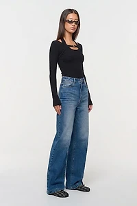 Abrand Pixie Halter Longsleeve Top