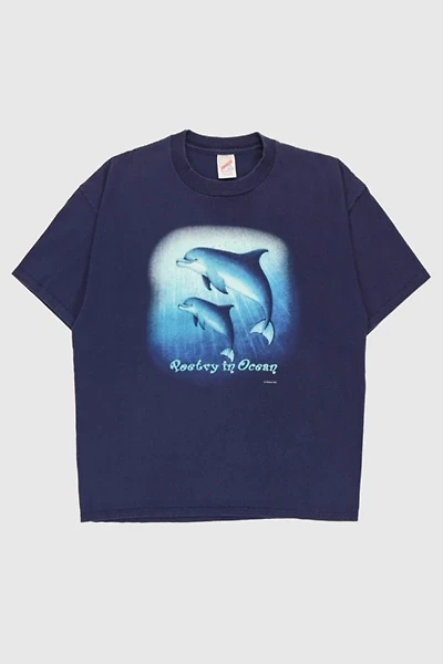 Vintage Dolphins Poetry in Ocean Tee