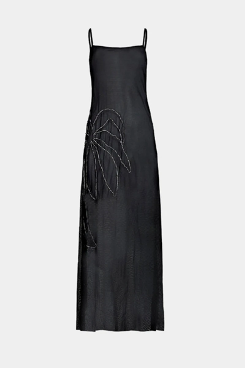 KIBYS Ancestral Lines Gio Sheer Palm Beach Dress