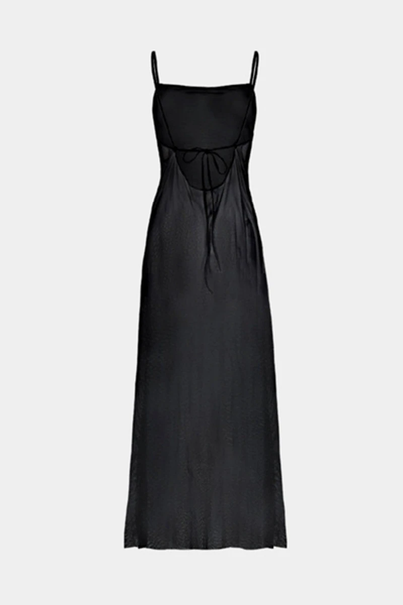 KIBYS Ancestral Lines Gio Sheer Palm Beach Dress