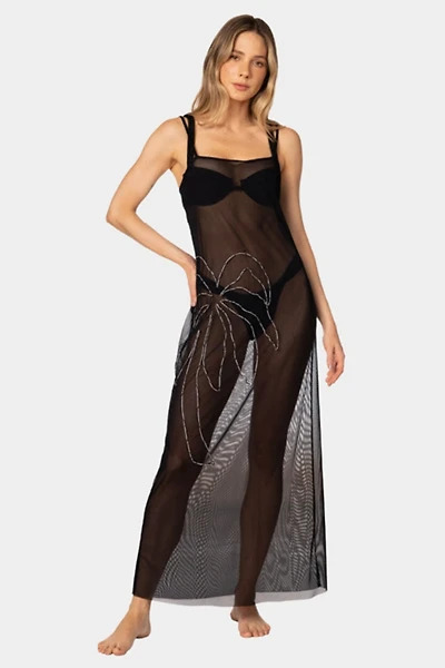 KIBYS Ancestral Lines Gio Sheer Palm Beach Dress