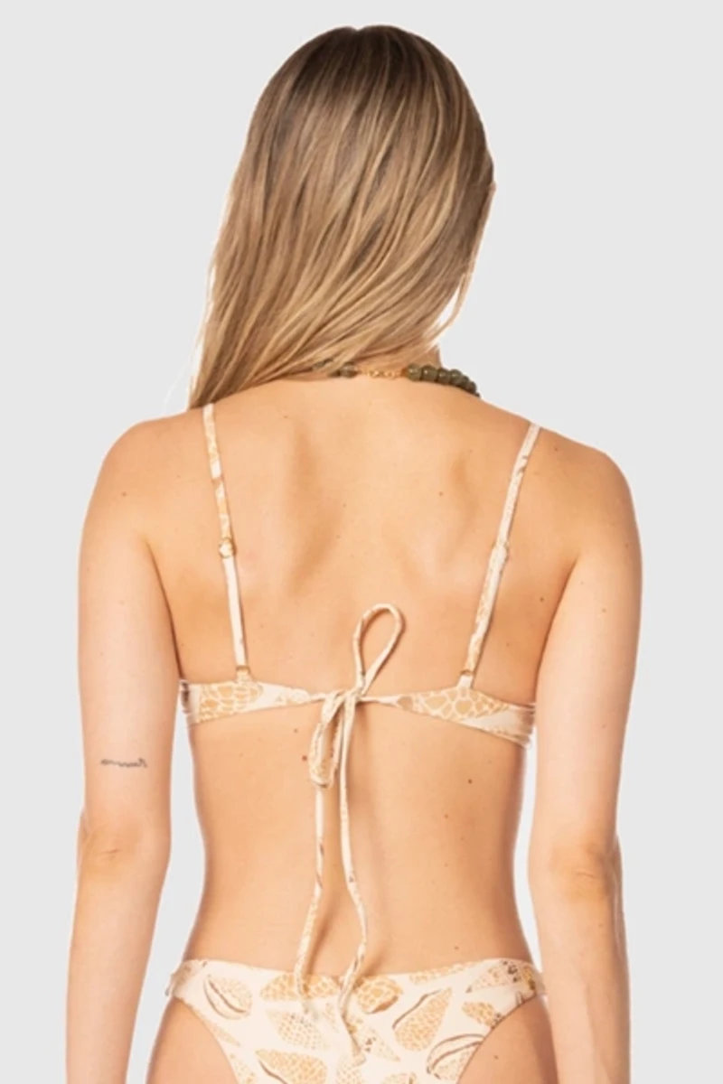 KIBYS Shell Tides Print Underwire Bikini Top