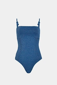 KIBYS Sacred Sun Nube Luxe Shimmer One Piece Swimsuit