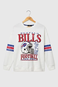 Junk Food NFL Oversized Striped Fleece