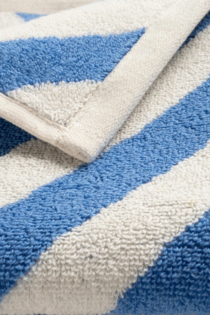 Zsa Zsa Zsu Striped Cotton Face Towel Set