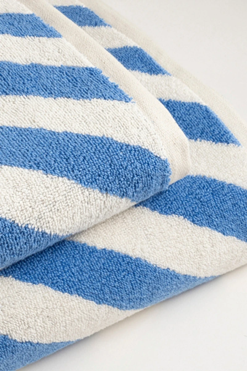 Zsa Zsa Zsu Striped Cotton Face Towel Set