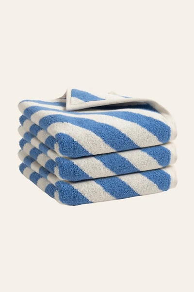 Zsa Zsa Zsu Striped Cotton Face Towel Set