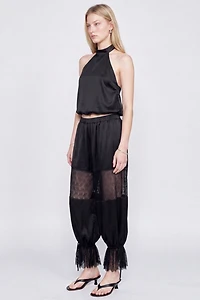 Personal Code Antoinette Satin Bubble Top