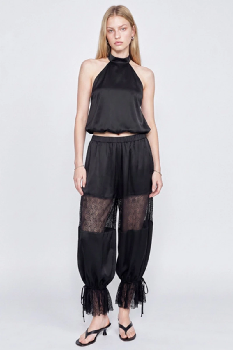 Personal Code Antoinette Satin Bloomer Pants