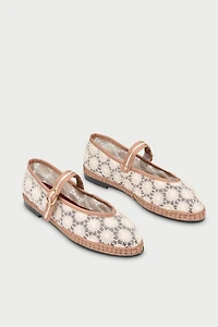Flabelus Pierre Sun Flower Lace Mary Jane