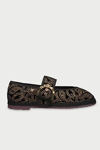 Flabelus Velvet Sophie Bloom Mary Jane