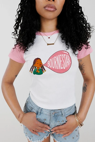 Bournestar Bubblegum Baby Tee