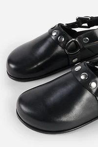 Intentionally Blank Agacia Leather Slingback Mule