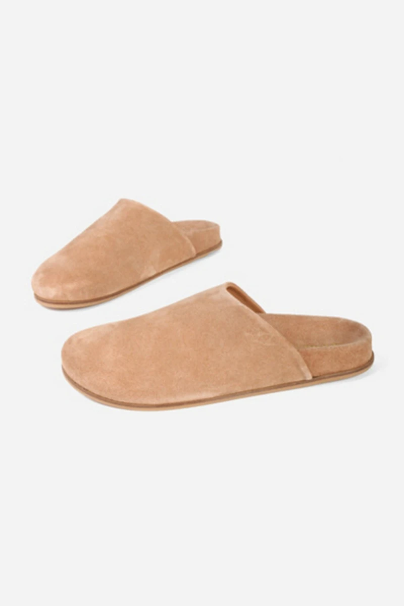 Intentionally Blank Agatha Suede Slip On Mule