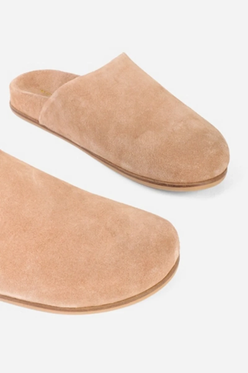 Intentionally Blank Agatha Suede Slip On Mule