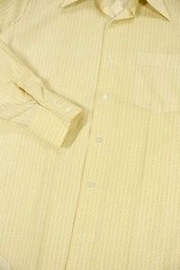 Vintage Herringbone Pattern Button-Down Shirt