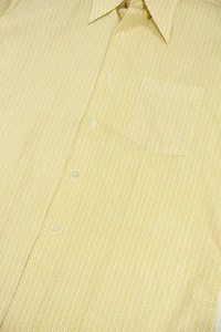 Vintage Herringbone Pattern Button-Down Shirt