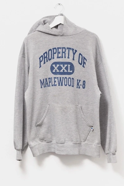Vintage Y2K Distressed Gray Hoodie Graphic Sweatshirt