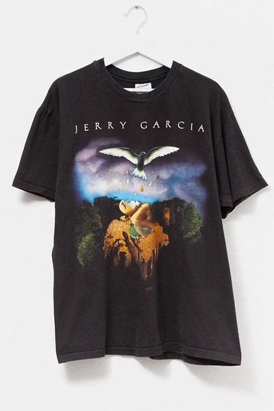 Vintage 1990s Jerry Garcia Distressed Graphic Band T-Shirt