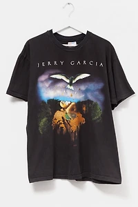 Vintage 1990s Jerry Garcia Distressed Graphic Band T-Shirt