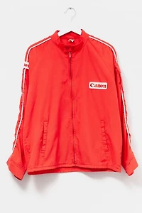 Vintage 1980s Canon Cameras Red Lightweight Jacket