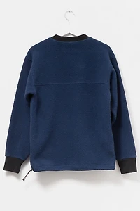 Vintage 1990s EBTEK Navy Blue Pullover Technical Fleece