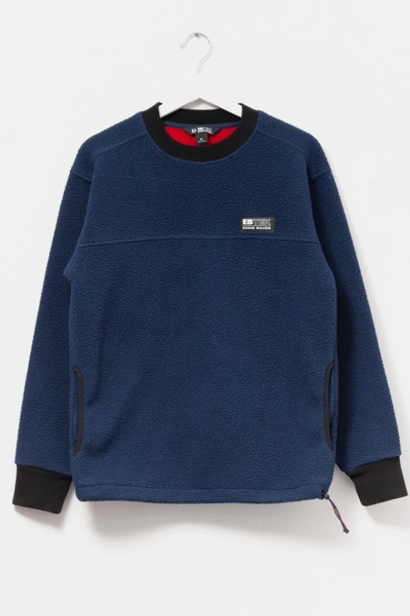 Vintage 1990s EBTEK Navy Blue Pullover Technical Fleece