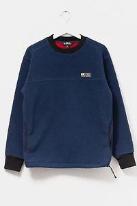Vintage 1990s EBTEK Navy Blue Pullover Technical Fleece