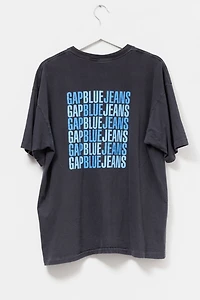 Vintage 1990s Gap Blue Jeans Distressed Pocket T-Shirt