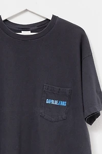 Vintage 1990s Gap Blue Jeans Distressed Pocket T-Shirt