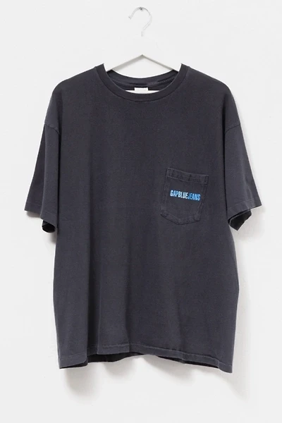 Vintage 1990s Gap Blue Jeans Distressed Pocket T-Shirt
