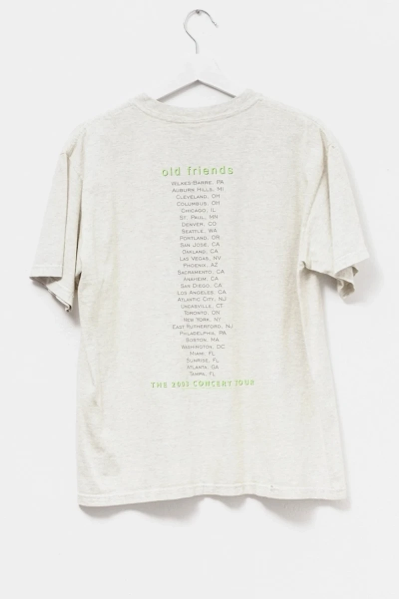 Vintage Y2K Simon and Garfunkel Distressed Tour T-Shirt