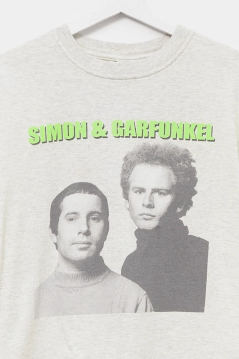 Vintage Y2K Simon and Garfunkel Distressed Tour T-Shirt