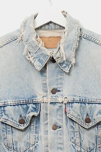 Vintage 1980s Levi’s® Heavily Distressed Trucker Jacket