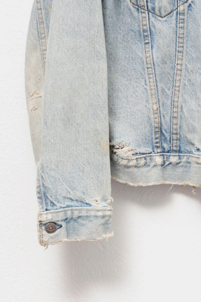 Vintage 1980s Levi’s® Heavily Distressed Trucker Jacket