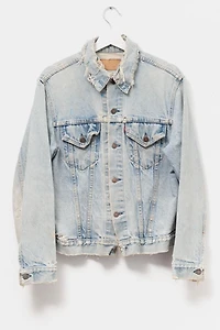Vintage 1980s Levi’s® Heavily Distressed Trucker Jacket