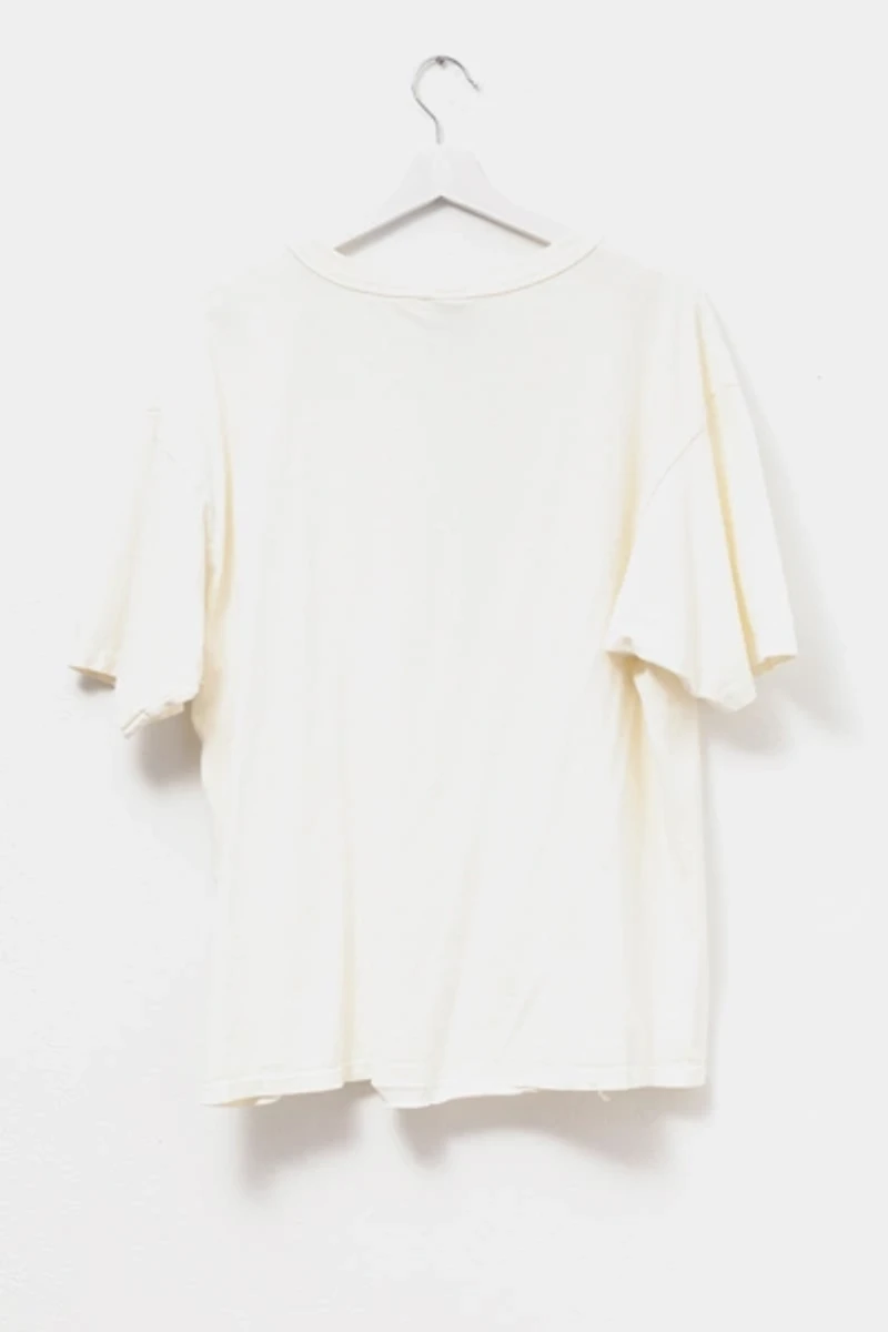 Vintage 1990s Distressed Champion Cotton Script Logo T-Shirt